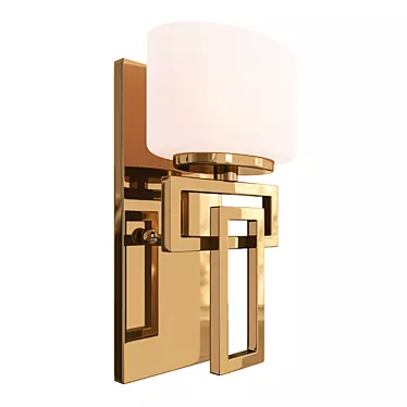 Hinkley Lanza 12" Wall Sconce: Brushed Bronze Elegance 3D model image 1 