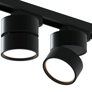 Modern LED Recessed Spot: Maytoni Treo C063CL-L12B3K 3D model image 1 