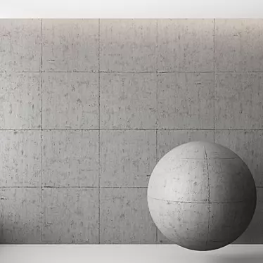 Seamless Concrete Texture Bundle 3D model image 1 