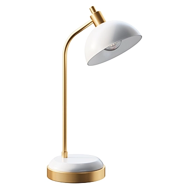 Kennedy USB Task Lamp: Sleek and Functional 3D model image 1 