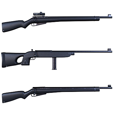 Vintage Rifle 3 - 2016 Edition 3D model image 1 