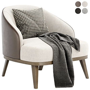 Luxury Comfort: ST. TROPEZ Armchair 3D model image 1 