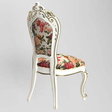 Classic Style Chair: 500x500x1100 3D model image 1 