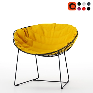 LYSTOK Armchair: Comfort & Style 3D model image 1 
