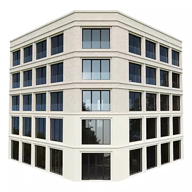 Modern Building 3D Model 3D model image 1 