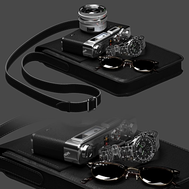 Essential Men's Accessory Set 3D model image 1 