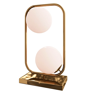 Modern Face Table Lamp 3D model image 1 