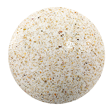 Euval Terrazzo Seamless Material 3D model image 1 