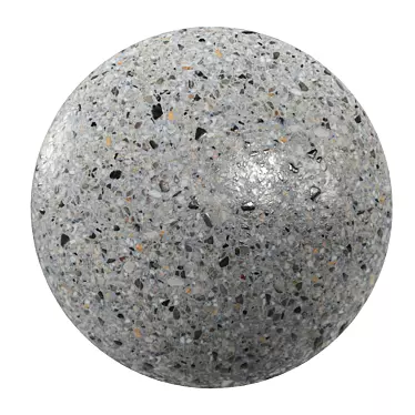 Euval Terrazzo Seamless PBR Texture 3D model image 1 