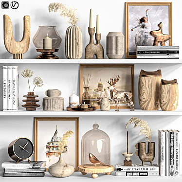 Elegant Decor Set 2015 3D model image 1 