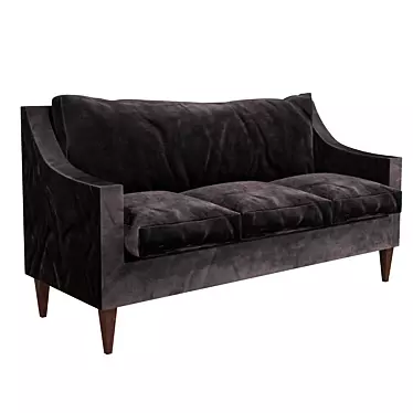 Chole II 76 Sofa: High-Quality, Versatile Design 3D model image 1 