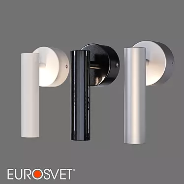 Title: Eurosvet LED Wall Lamp: Modern, Sleek, and Efficient 3D model image 1 