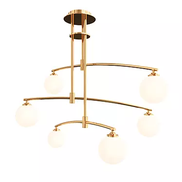 Elegant ST Luce Ceiling Chandelier 3D model image 1 