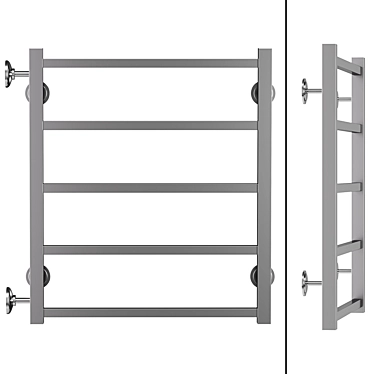 Terminus Vega Water Heated Towel Rail 3D model image 1 