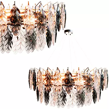 Elegant Crystal Chandelier 3D model image 1 