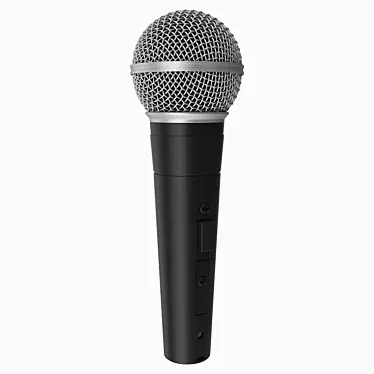 Professional SM58 Microphone for Superior Sound 3D model image 1 