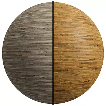 Seamless Wood Parquet Set | High-res Texture 3D model image 1 