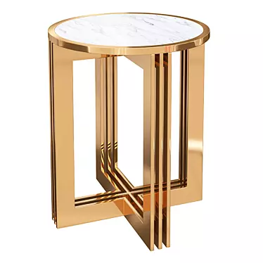 Modern Designer Coffee Table: LaLume 3D model image 1 