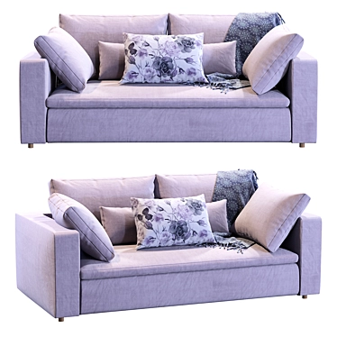 Modular Harmony Sofa 3D model image 1 