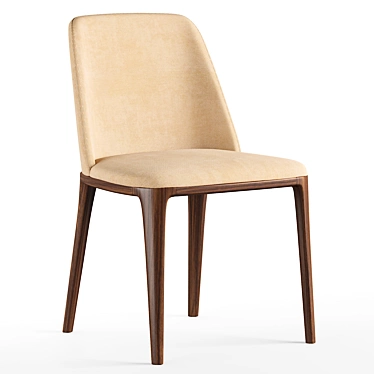 Elegant Grace Chair 3D model image 1 