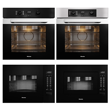Miele Collection Oven & Microwave 3D model image 1 