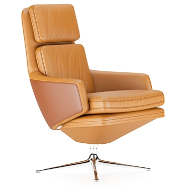 Vitra Grand Relax: Ultimate Comfort in Sleek Design 3D model image 1 