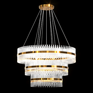 Elegant Mayfair Pendant Light by L'Arte Luce 3D model image 1 