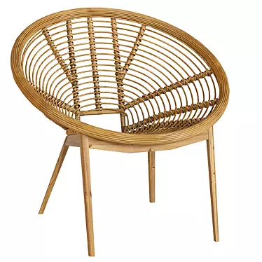 Rattan armchair Mindi Vintage Armchair