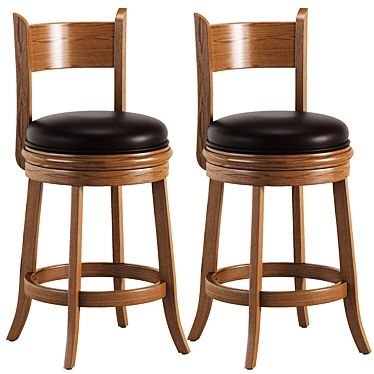 Boraam Augusta Bar Chair: Stylish and Sturdy Seating 3D model image 1 