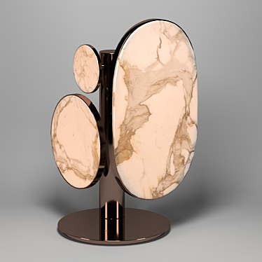 Rebel Alessandro La Spada
Sleek Onyx Table Lamp
Chrome & Onyx Triple Light
Designer Alessandro 3D model image 1 