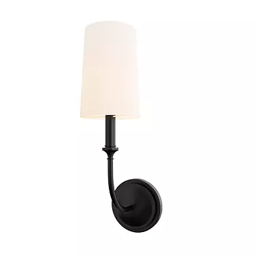 Contemporary Charleston Wall Sconce 3D model image 1 