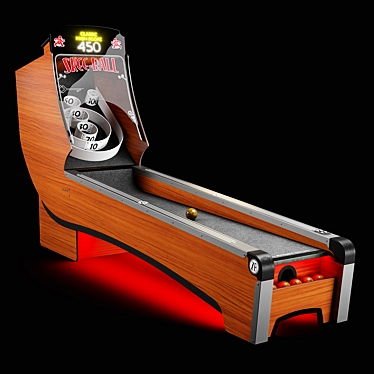 Premium Home Arcade Skee-Ball 3D model image 1 