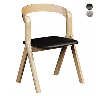 Modern Diverge Chair: Sleek Design 3D model image 1 