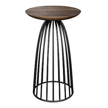 Modern Wire Basket Coffee Table 3D model image 1 