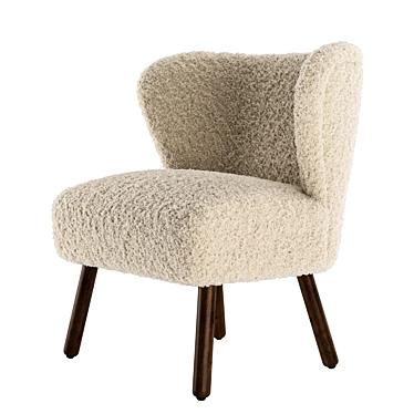 Zara Home Terry Armchair 3D model image 1 