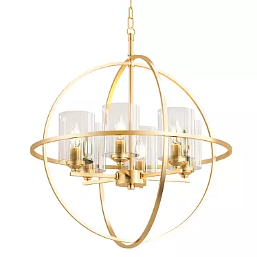 MW Light Algero Pendant Chandelier 3D model image 1 