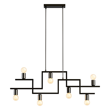 Elegant Pendant Chandelier: fembard 43365 3D model image 1 