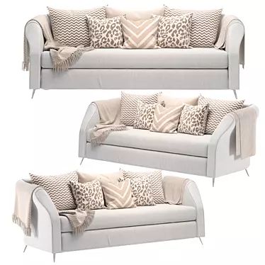 Modern Ikea Soderhamn Sofa 3D model image 1 