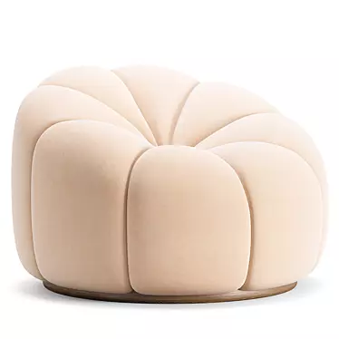 Modern Marshmellow Swivel Chair 3D model image 1 