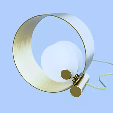 Elegant Masiero Sound Table Lamp 3D model image 1 