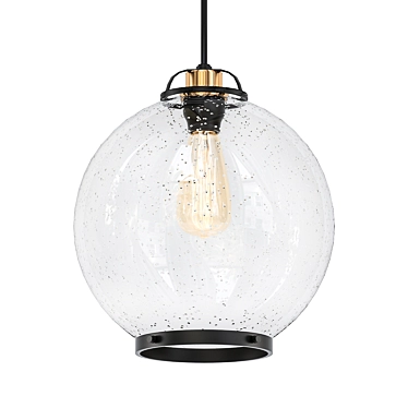 Vintage-inspired Pendant Light 3D model image 1 