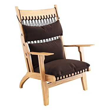 Susa Lounge Chair: Modern, Stylish, Comfort 3D model image 1 