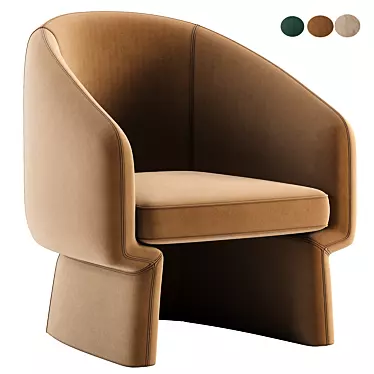 ComfortMax Lounge Chair | Stylish Design | Quality Materials 3D model image 1 