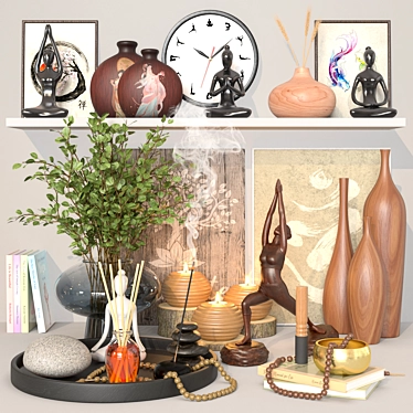 Elegant Decorative Set - 2013 3D model image 1 