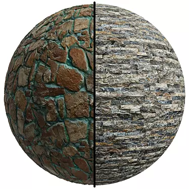 Seamless Stone Covering Texture | 3MAT | PBR 3D model image 1 