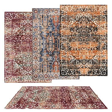 Versatile Rug Set for 3D Scenes 3D model image 1 