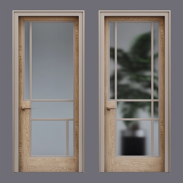 Elegant Design Door: Door Vector 3D model image 1 