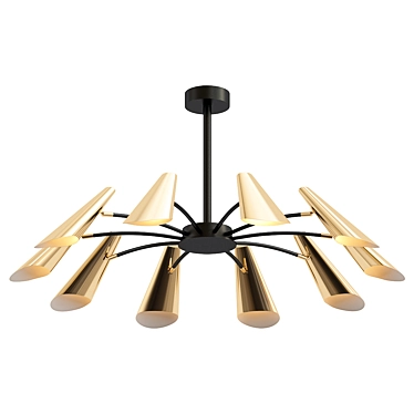 Elegant Art Deco Design Lamp 3D model image 1 
