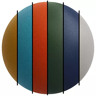 4K Twill Fabric | 6 Colors 3D model image 1 