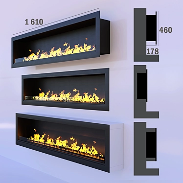 Fireplace Black Marlin